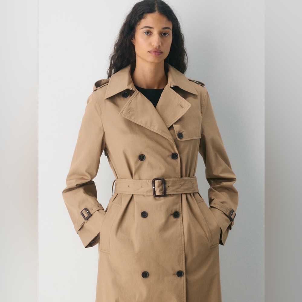 NWT Aritzia New The Finch Trench Coat - City Twill - Picture 2 of 4